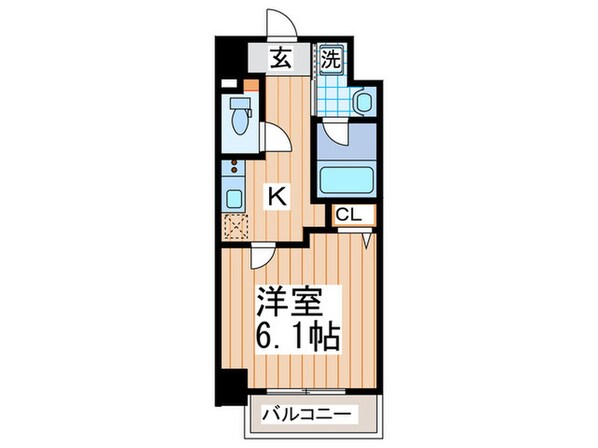 ｸﾞﾚｲｽﾚｼﾞﾃﾞﾝｽ大阪WEST(906)の物件間取画像